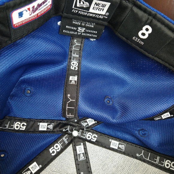 Sz 8 Men's New Era Royal Toronto Blue Jays 2017 Clubhouse 59FIFTY Fitted Hat - Picture 5 of 8